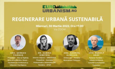 Regenerare urbană sustenabilă – Tema întâlnirii Comunității OSC – EuroUrbanism din luna Martie