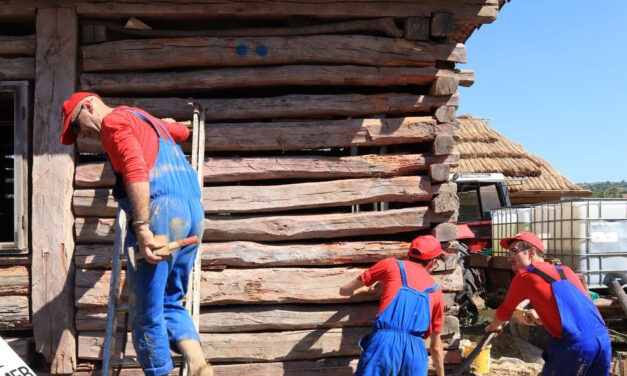 Tabără de voluntariat pentru reconstrucţia unor case tradiţionale din Sălaj