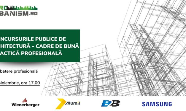 „Concursurile publice de arhitectură – cadre de bună practică profesională”, tema următoarei dezbateri Eurourbanism